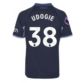 Tottenham Hotspur Destiny Udogie #38 Borta Kläder 2023-24 Kortärmad